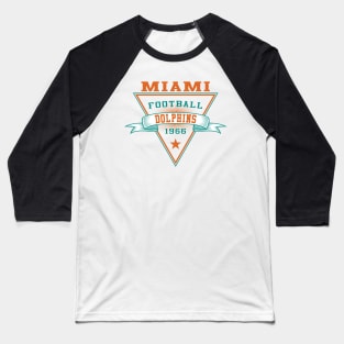 Retro Miami Dolphins Baseball T-Shirt